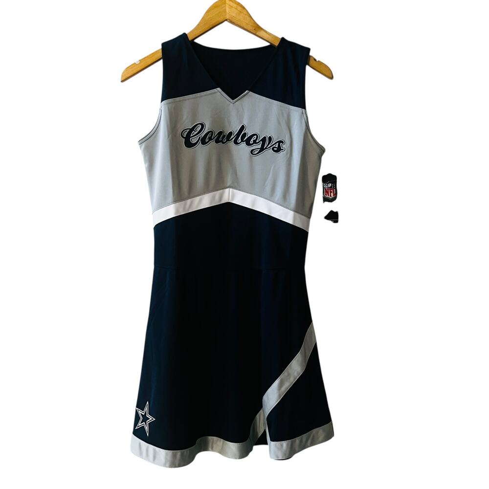 NFL Dallas Cowboys Cheer Captain Dress Girls Size XL 16 NWT - Picture 2 of 6